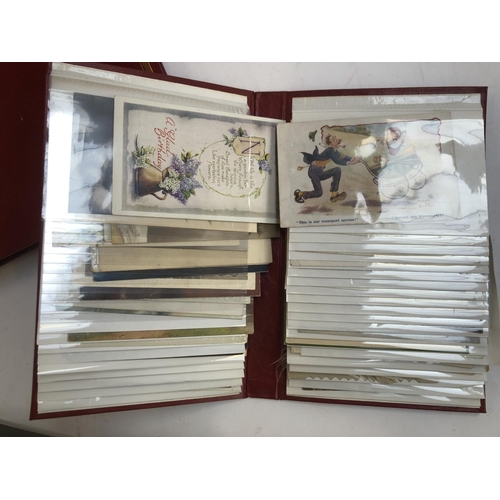 457 - A quantity of postcards in albums and loose to include Weymouth, Swanage, Portland, London, Malta, G... 