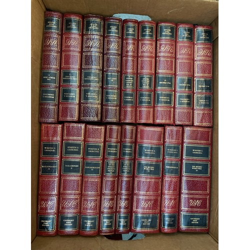 507 - CHURCHILL, Winston S, 'The Major Works of Winston S. Churchill' (pub. c. 1973) in 25 volumes. In ful... 