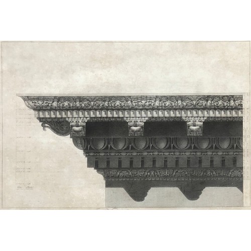 294 - Debuignes after Demontblanc, 'Plans, Coupes et Elevations géométrales du Théâtre d'Orange', 34x50cm;... 