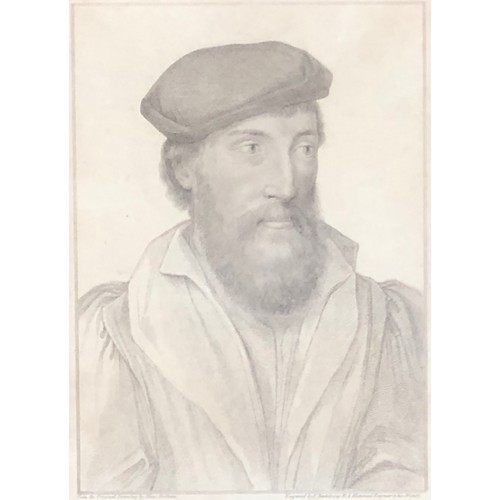 289 - After Hans Holbein the Younger, a matched set of ten stipple engravings after the originals 'In his ... 