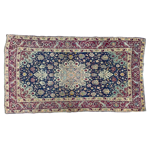 726 - An Isfahan carpet, Central Persia c.1900, 232x125cm