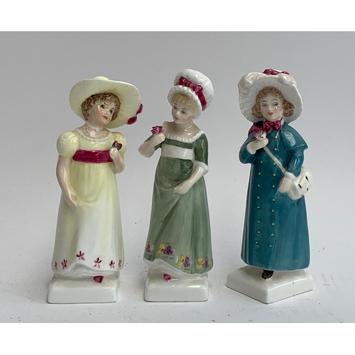 121 - Three Royal Doulton figures: Carrie HN2806; Ruth HN2799; Lori HN 2801 (3)