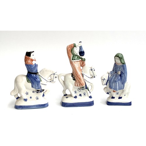 110 - Three Rye Pottery ceramic Canterbury Tales figures, The Parson, The Doctor of Physic and the Nun Pri... 