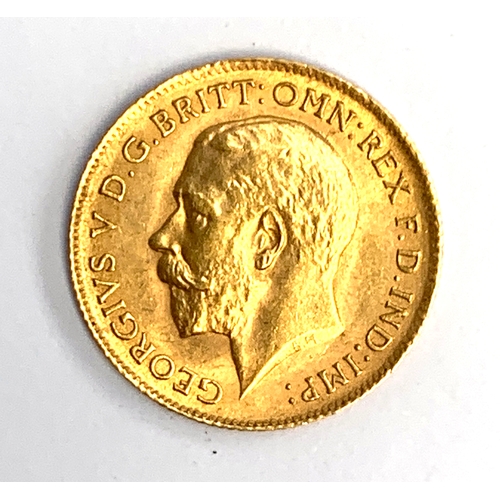 31 - A gold 1914 half sovereign