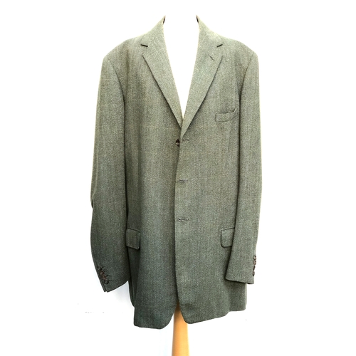 538 - A Denman & Goddard three piece tweed suit c.1967, the trousers with button fly and brace buttons, 1.... 