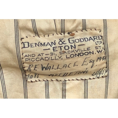 An Eton College Beagles hunt coat, made by Denman & Goddard, Eton, c
