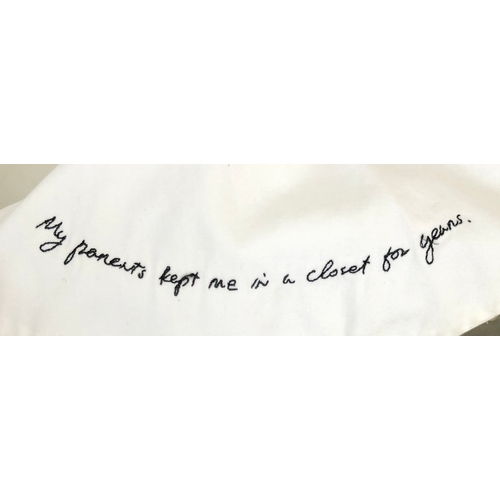 708 - A white cotton shirt by Art Object, an edition of 150 created by Richard Prince for AmFAR, made by I... 