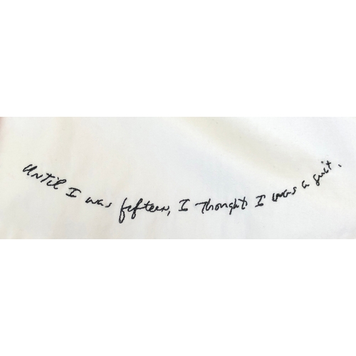 708 - A white cotton shirt by Art Object, an edition of 150 created by Richard Prince for AmFAR, made by I... 