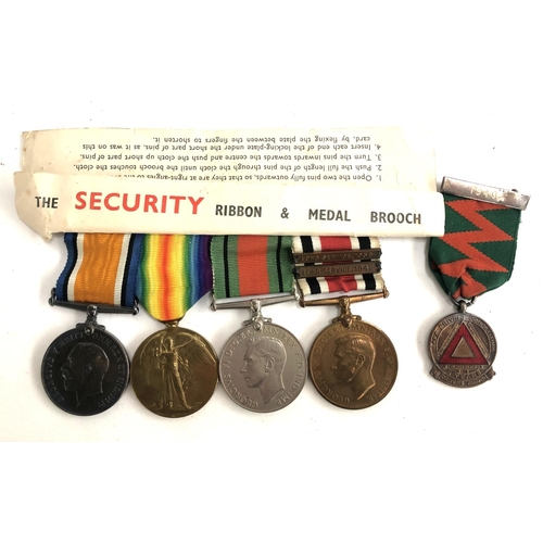 983 - A group of four medals awarded to William J. L. Austin, comprising Faithful Service in the Constabul... 