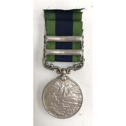 985 - An India General Service medal with Waziristan 1919-1921 and Mahsud 1919-20 clasps, awarded to 2640 ... 