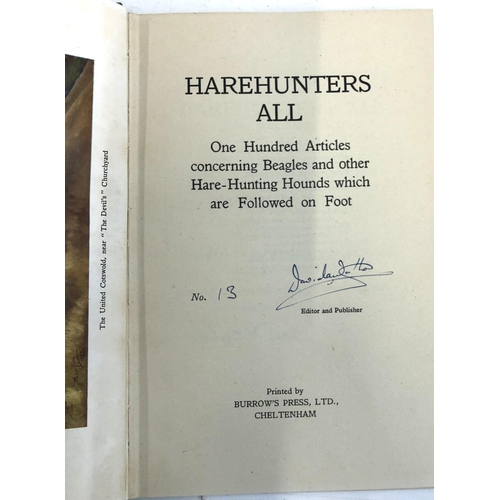 146 - WATHEN, David (ed. and pub.), 'Harehunters All (Late Jellydogs All), One Hundred Articles concerning... 