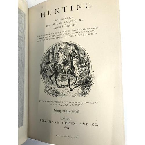 150 - BEAUFORT, His Grace, the Duke of (ed.), 'The Badminton Library of Sports and Pastimes'. Revised with... 