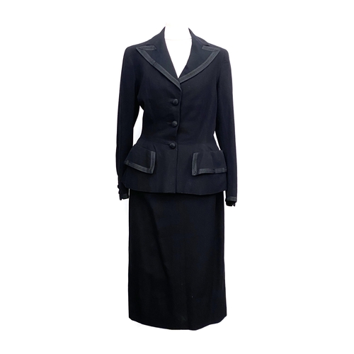 A vintage Hardy Amis Saville Row W1 two piece ladies skirt and jacket