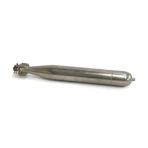 975 - A pewter model of a torpedo presented to W.S Forrest for long service at Admiralty Underwater Weapon... 