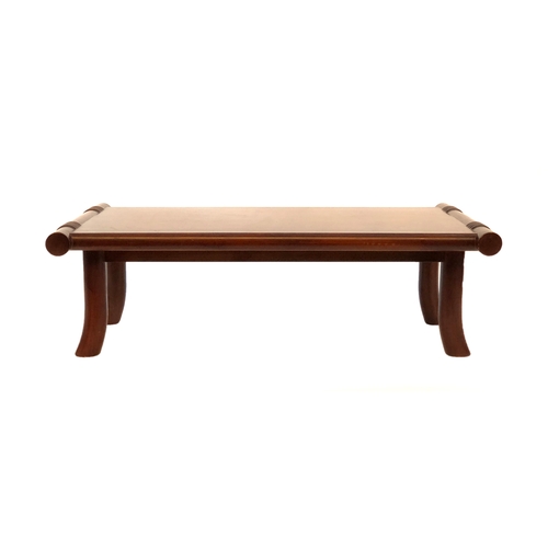 1659 - A contemporary coffee table by De Tonge, Mougins, 122cm wide, 66cm deep, 37cm high