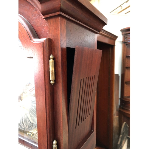 1697 - A modern longcase clock, 187cmH