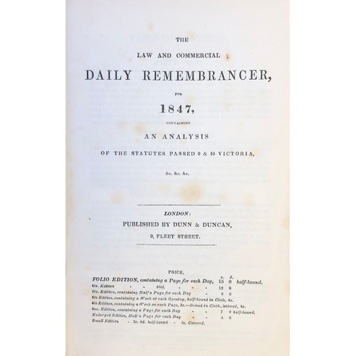 145A - HUNTING DIARY: a very interesting original MS diary for 1847 of the Charborough Hunt written by the ... 