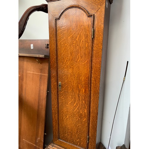 1708 - An oak longcase clock by Richard Carter, High Wycombe, with eight-day bell striking movement, the 12... 