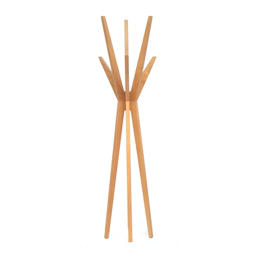 552 - Dare Studio, the Jackson hat stand, in blond oak, 176cm high