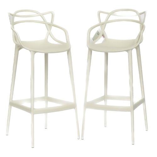 536 - Phillip Starck with Eugeni Eugeni, a pair of Master's Stools by Kartell, the seats 78cm high