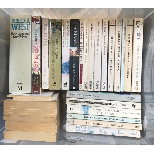 419 - LITERARY TRAVEL BOOKS: paperback copies including Rebecca West, Leigh-Fermor, Newby, Paul Theroux, J... 