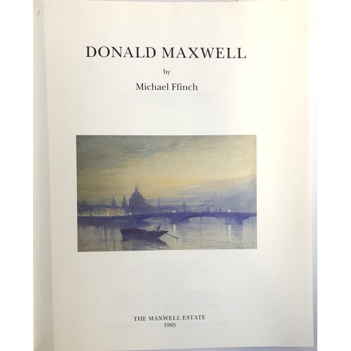 430 - FFINCH, Michael, 'Donald Maxwell 1877-1936', 1st, The Maxwell Estate, 1995. Slightly sunned spine o/... 