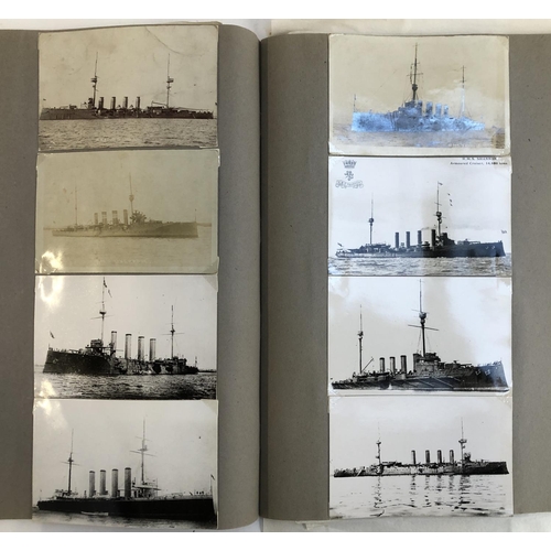 538 - POSTCARDS: Seafaring/Royal Navy. c. 150 mostly b/w p/cs of British naval power in the 1st half of 20... 