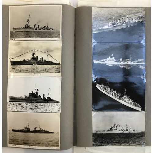 538 - POSTCARDS: Seafaring/Royal Navy. c. 150 mostly b/w p/cs of British naval power in the 1st half of 20... 