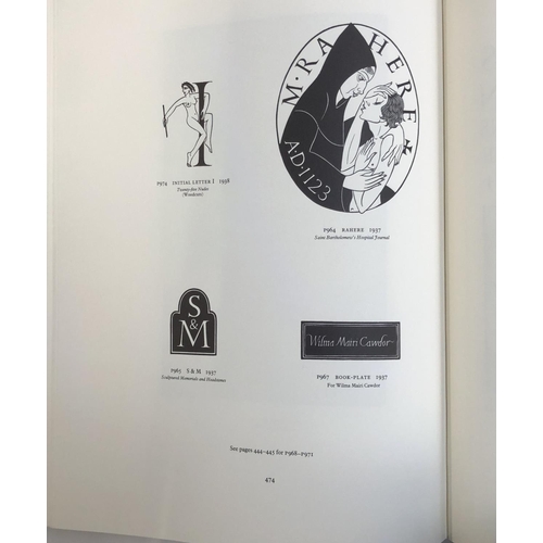 584 - 'The Engravings of Eric Gill', Christopher Skelton of Wellingborough, 1983, large quarto limited edi... 