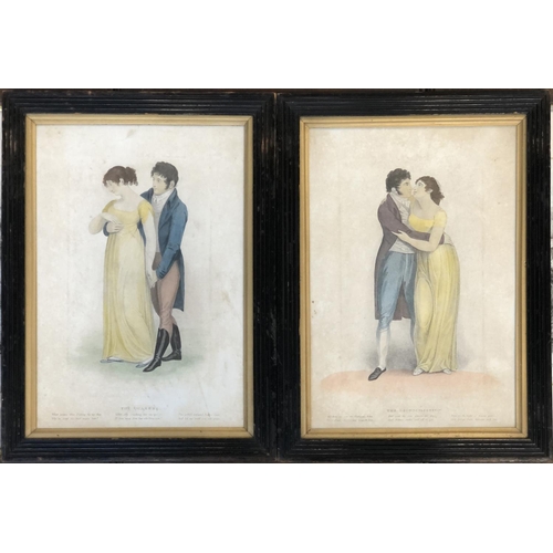 650 - Henry Gillard Glindoni (1852-1913), three 19th century etchings of ladies and gents dancing, dated 1... 