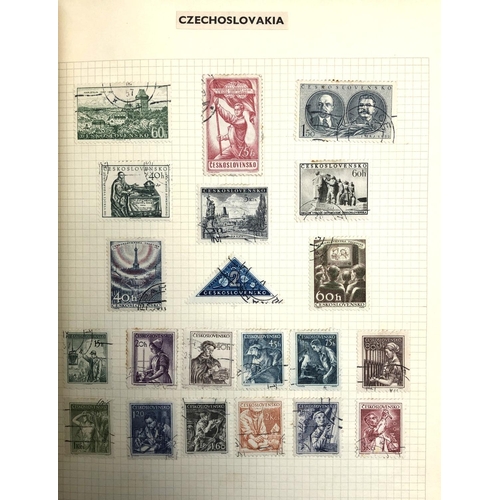 278 - A stamp album containing a quantity of definitive and commemorative stamps to include penny red, etc