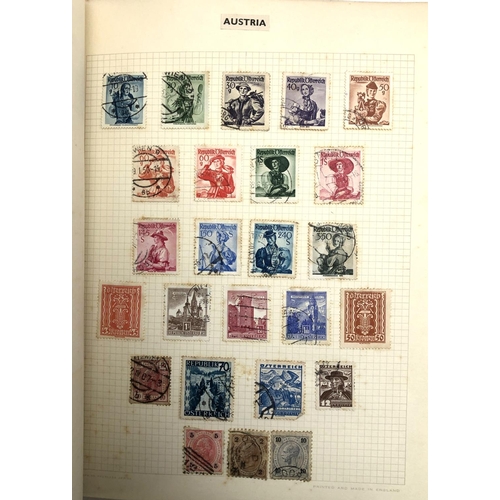 278 - A stamp album containing a quantity of definitive and commemorative stamps to include penny red, etc