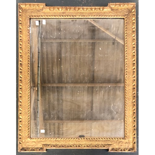 745 - A gilt framed mirror, with guilloche frieze within an egg and dart border, 95x74cm