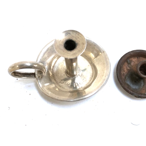 363 - A small lot of interesting desk objects to include Victorian silver pique tortoiseshell (loupe?) cas... 