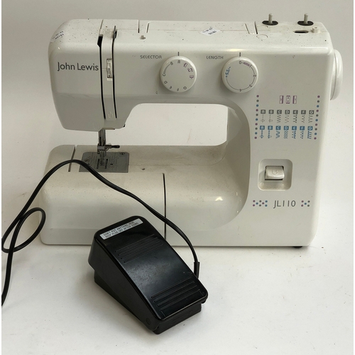 522 - A John Lewis JLI 10 sewing machine