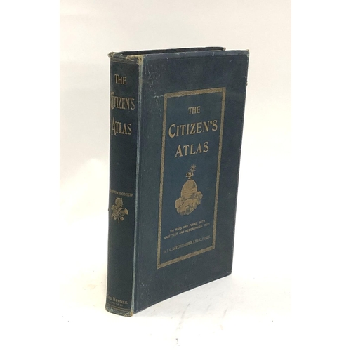 587 - ATLAS (Victorian): BARTHOLOMEW, J.G. (ed.), 'The Citizen's Atlas of the World', Newnes, c. 1899. Goo... 