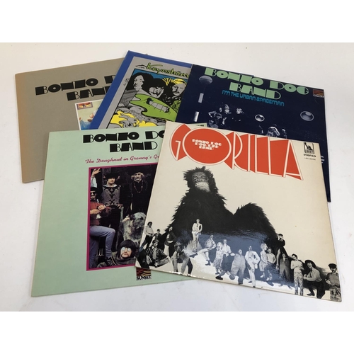 606 - VINYL LPS: BONZO DOG BAND: 'The Doughnut in Granny's Greenhouse' Sunset, 1968, SLS 50210; 'Gorilla',... 