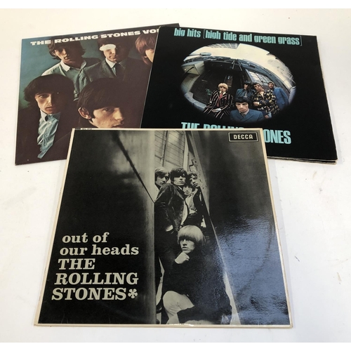 611 - VINYL LPS: THE ROLLING STONES: 'Big Hits and Green Grass', Decca Mono TXL 101, gatefold with pics.; ... 