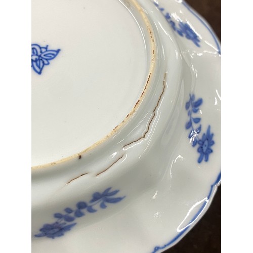 323 - A collection of six Chinese export blue and white Kraak saucers, each approx. 13cmD; together with s... 