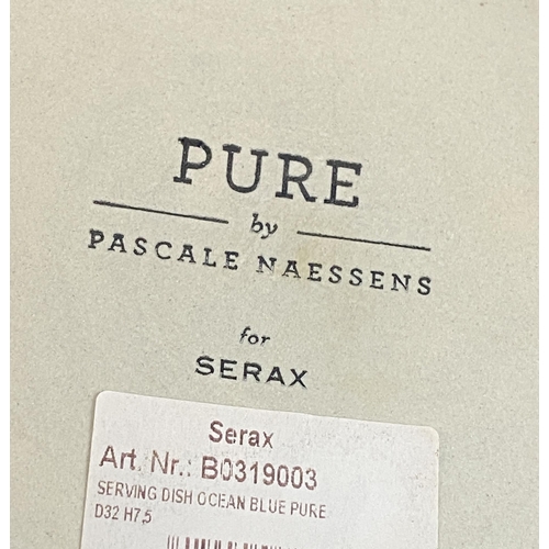 195 - Two 'Pure' by Pascale Naessens for Serax glazed earthenware serving bowls, 35cmD and 31cmD