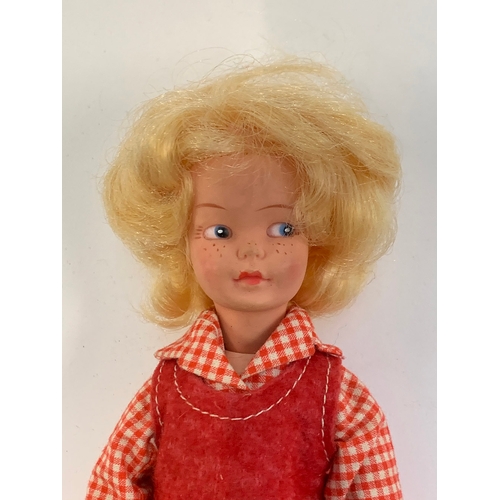 407 - A vintage Pedigree Sindy Patch doll, together with a small quantity of Patch clothes and leaflet