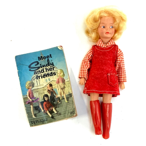 407 - A vintage Pedigree Sindy Patch doll, together with a small quantity of Patch clothes and leaflet