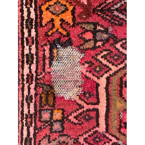 1132 - A very long Gharadjeh runner rug, 480x76cm (af)