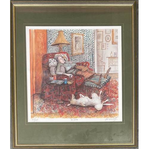 867 - Sue Macartney-Snape (b.1957), 'The Siesta', signed, titled and numbered in pencil 75/600, 39x38cm