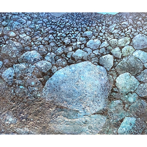 917 - Jim Wit, Rocks in a landscape, oil on canvas, 25x30cm