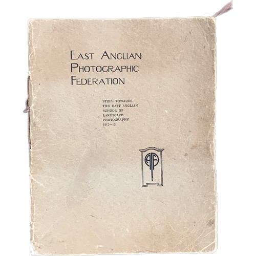 552 - An early 20th century album of black and white photographs, 'East Anglian Photographic Federation: S... 