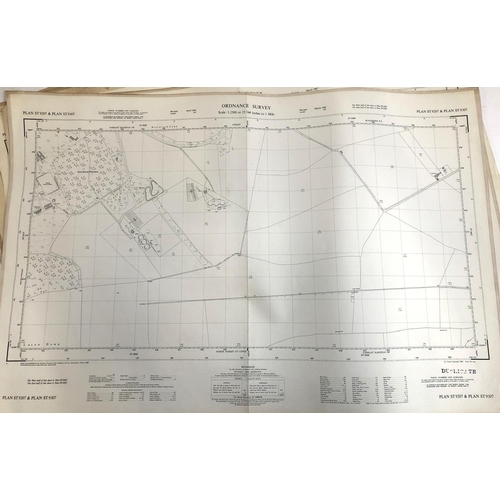 422 - Six Ordnance Survey maps, scale 1:2500. PLAN ST  9207 & 9307, 9208 & 9308, 9210 & 9310, 9211 & 9311,... 