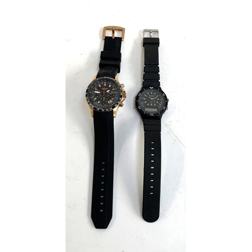 149 - Two mens watches with rubber straps comprising a Sekonda 100 meters and Suzuki digital watch