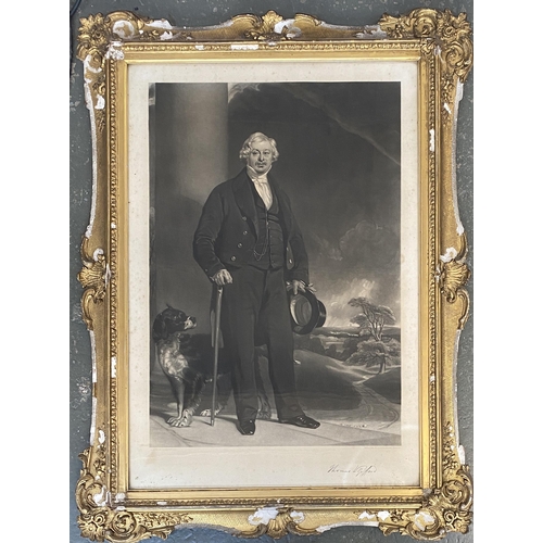 944 - J. Richardson Jackson after John Prescott Knight RA, full length portrait of Thomas William Giffard,... 