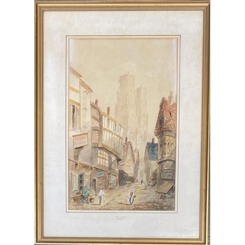 950 - Andrew Storie (1911-1919), 'Orleans', watercolour on paper, 47x30cm